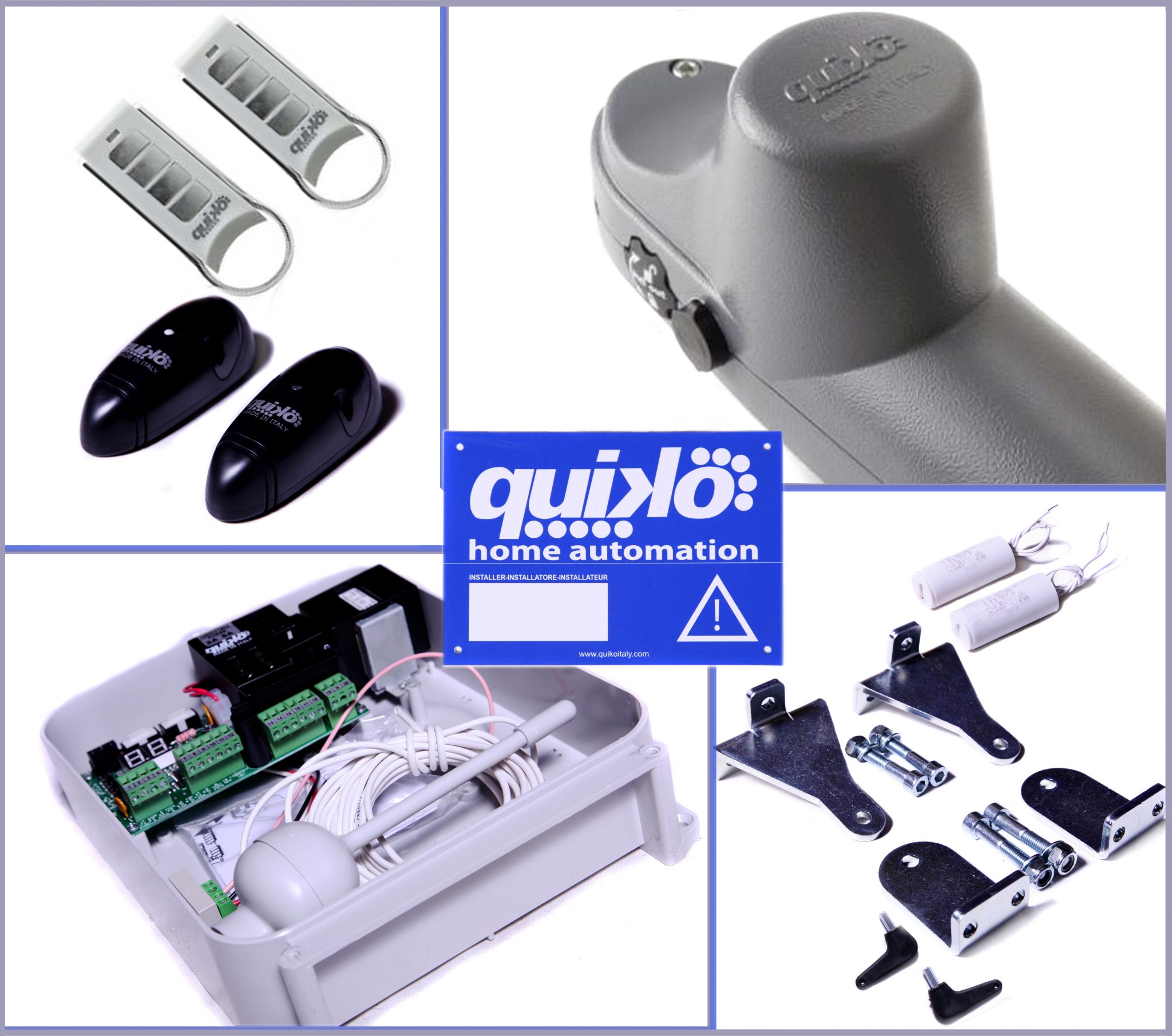 QK-R400 ROTELLO | För grindar upp till 4.5m och 400kg | Autogrind